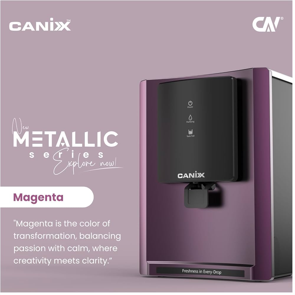 Top Canix RO water purifier Woraiyur, Canix metallic water purifier for hard water